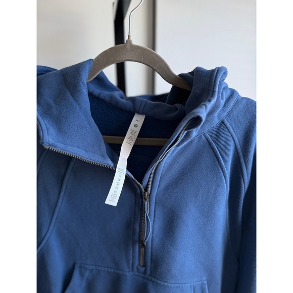 Lululemon Scuba Oversized Half-Zip Hoodie / Size: M/L / Pitch Blue - Picture 6 of 7